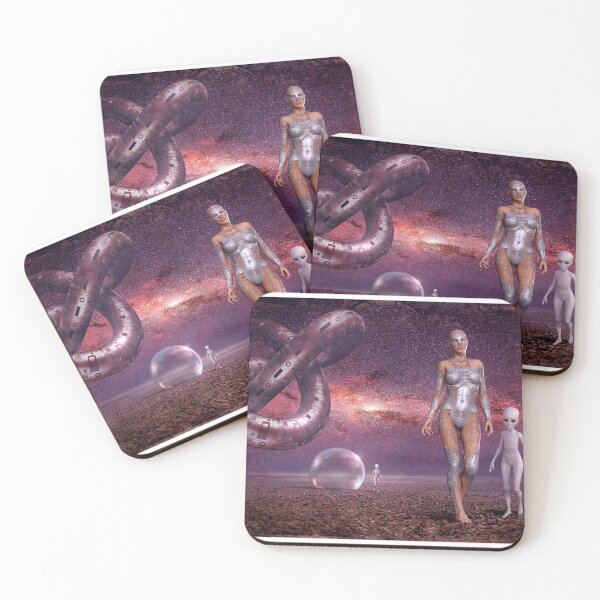 Item preview, Aliens Walking designed and sold by AmandaDesign.