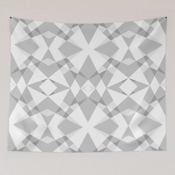 Item preview, Gray kaleidoscope pattern designed and sold by MindMirror.