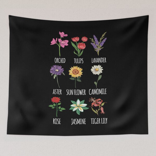 Item preview, Lovely Botanical Flowers Graphic Florist Gift designed and sold by haselshirt.