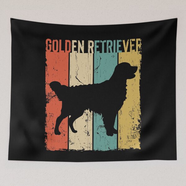 Item preview, Golden Retriever Dog Vintage Retro Style designed and sold by rafaeltto.