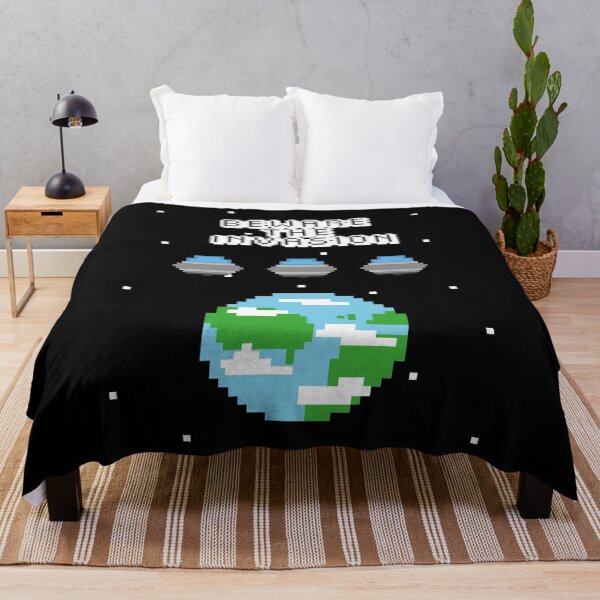 Item preview, Beware The Invasion 8-Bit designed and sold by aquastarstore.
