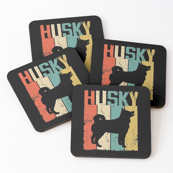 Item preview, Husky Dog Vintage Retro Style designed and sold by rafaeltto.