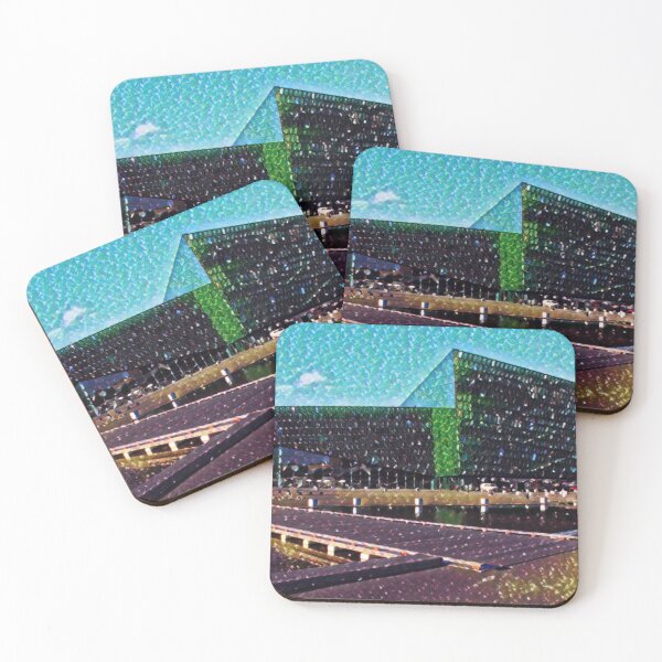 Item preview, Iceland Harpa Concert Hall Artistic Illustration Gems Style designed and sold by D4li98.