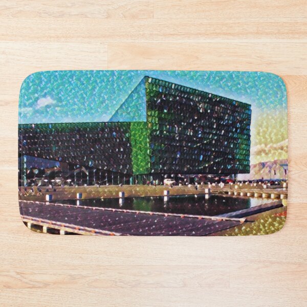 Item preview, Iceland Harpa Concert Hall Artistic Illustration Gems Style designed and sold by D4li98.
