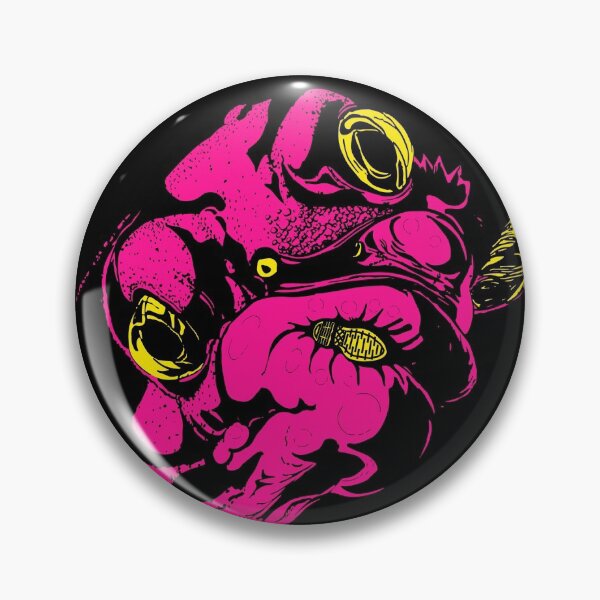 Item preview, Halibut - Just Keep Eating (pink & yellow edition) designed and sold by Spammabelle.