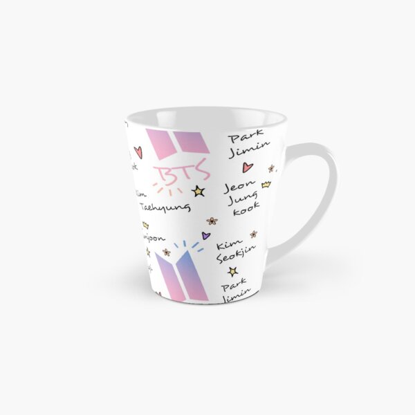 BTS doodle art (member names) Tall Mug