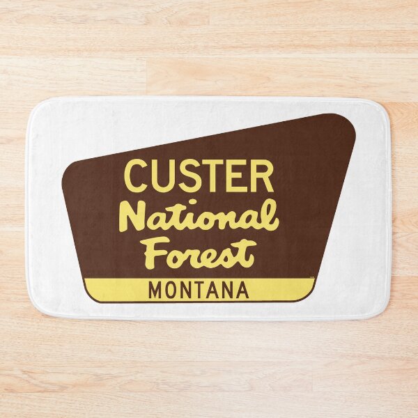 Item preview, Custer National Forest Montana Sign designed and sold by DESTINATIONS DECAL.