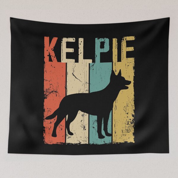 Item preview, Kelpie Dog Vintage Retro Style designed and sold by rafaeltto.