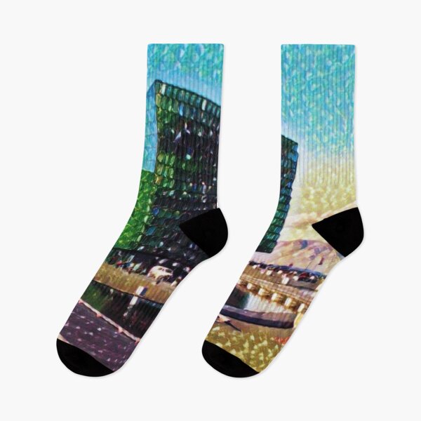 Item preview, Iceland Harpa Concert Hall Artistic Illustration Gems Style designed and sold by D4li98.