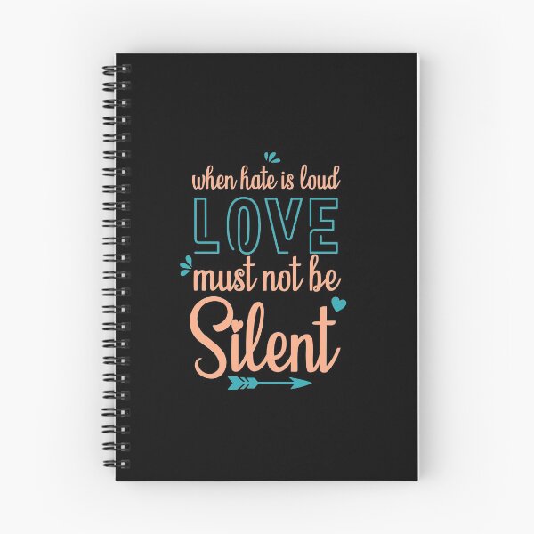Item preview, When Hate is Loud Love Must Not Be Silent designed and sold by ELmezz.