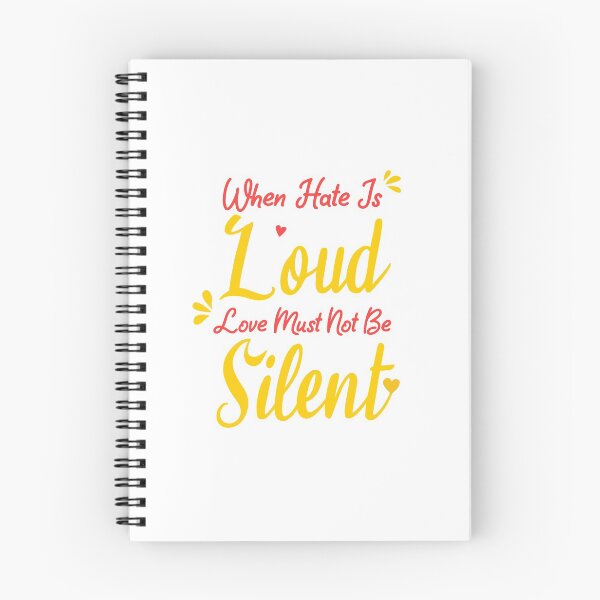 Item preview, When Hate is Loud Love Must Not Be Silent designed and sold by ELmezz.