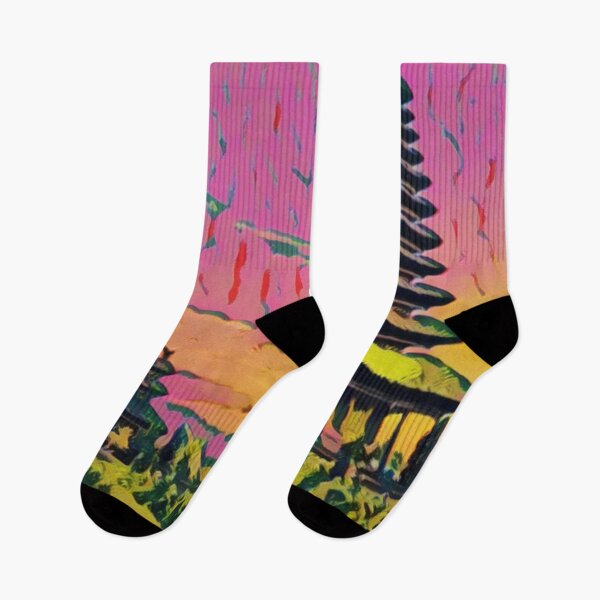 Item preview, Indonesia Pura Ulun Danu Temple Pink Gradient designed and sold by D4li98.