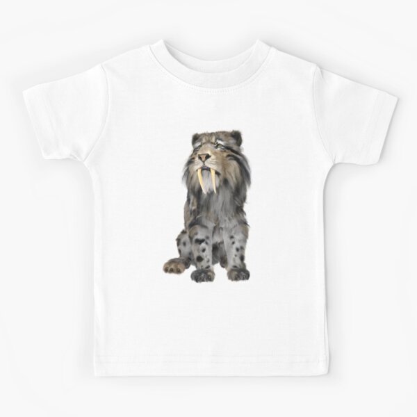 Sabertooth Tiger Kids T-Shirt