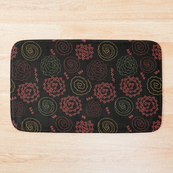 Item preview, Colorful floral flower line pattern designed and sold by Illutino.