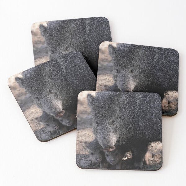 Item preview, Mama Javelina with her Piglings designed and sold by MomentofPercep.