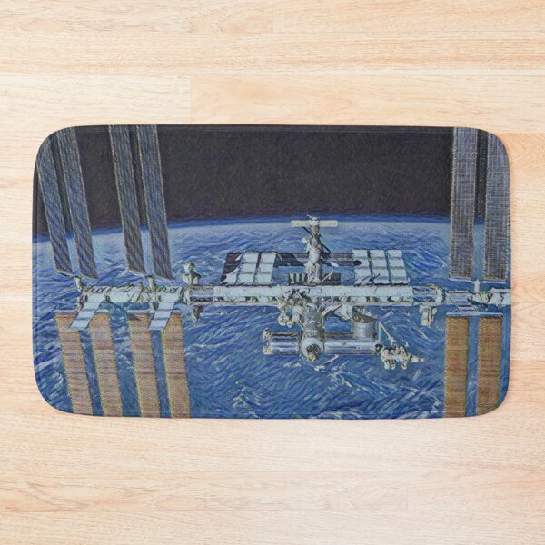 Item preview, International Space Station Artistic Illustration Void Space Style designed and sold by D4li98.