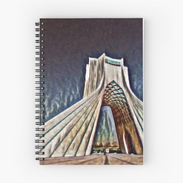 Item preview, Iran Azadi Tower Artistic Illustration Relief Style designed and sold by D4li98.