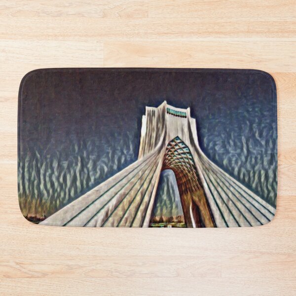 Item preview, Iran Azadi Tower Artistic Illustration Relief Style designed and sold by D4li98.