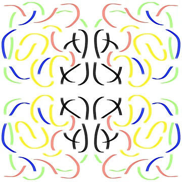 Artwork thumbnail, Simple Ribbons by Sparcicus