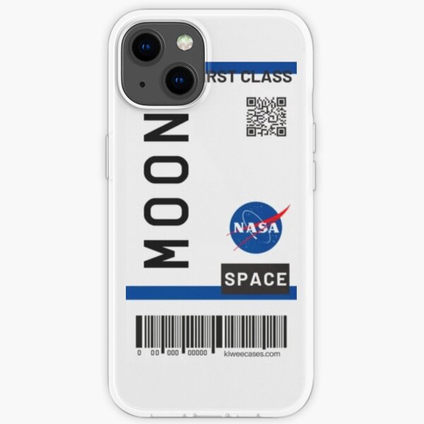 Flugticket zum Mond iPhone Flexible Hülle