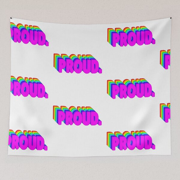 Item preview, Gay Pride Month "Proud" designed and sold by ashleymanheim.