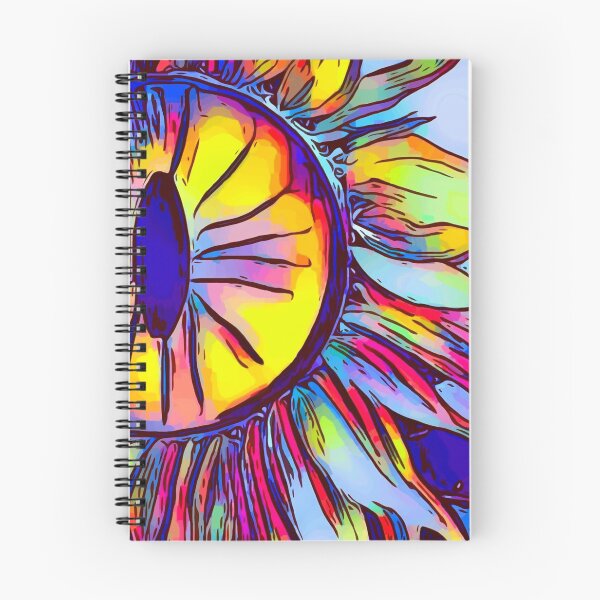 Artikelvorschau, Mehrfarbige Sonnenblume entworfen und verkauft von SecretCreative.