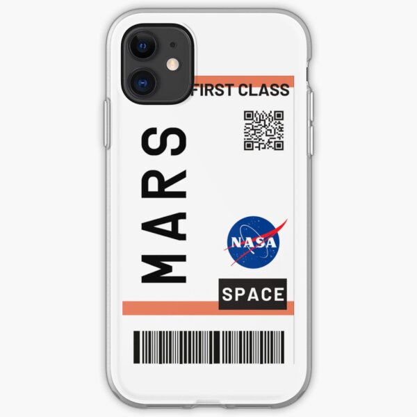Best Seller - Mars plane ticket nasa iPhone Soft Case