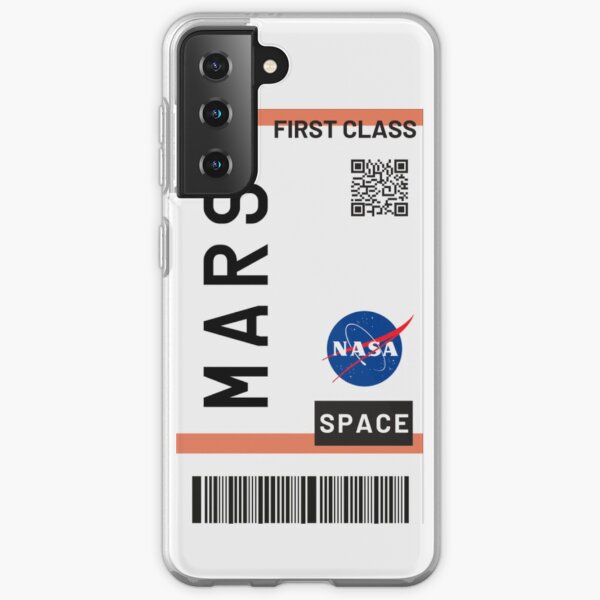 Best Seller - Mars plane ticket nasa Samsung Galaxy Soft Case