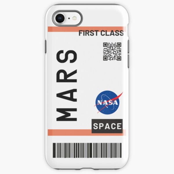 Best Seller - Mars plane ticket nasa iPhone Tough Case