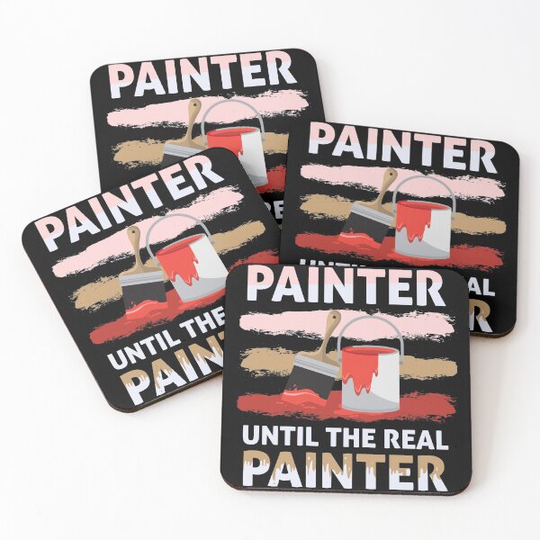 Item preview, Fun Painter Joke Design Until The Real Painter Gift graphic designed and sold by Lisbob.