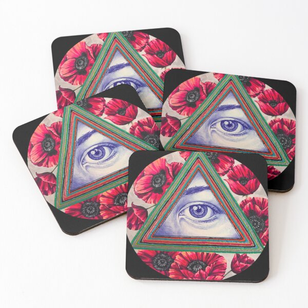 Item preview, Mystic Eye with Red Poppies designed and sold by Birdqueen.