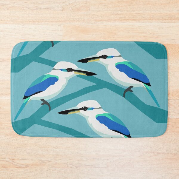 Item preview, Teal Kingfishers designed and sold by rhiansanimalart.