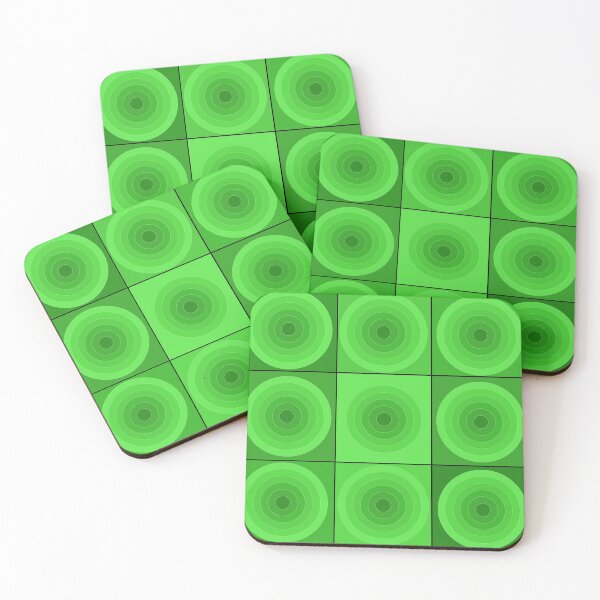 Item preview, Green Concentric Circles designed and sold by VazMasDesign.