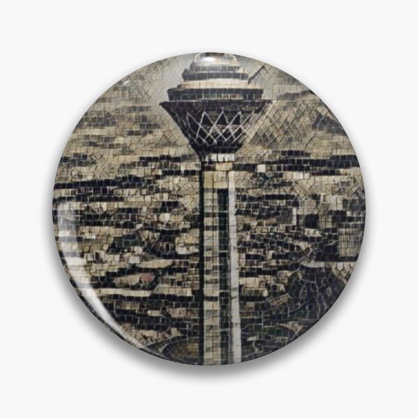 Item preview, Iran Milad Tower Artistic Illustration Floor Stones Style designed and sold by D4li98.