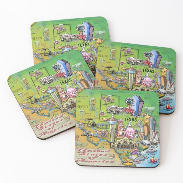 Item preview, Texas Fun Map designed and sold by Kevin Middleton.