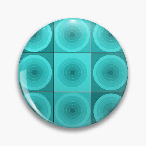 Artikelvorschau, Aqua Concentric Circles entworfen und verkauft von VazMasDesign.