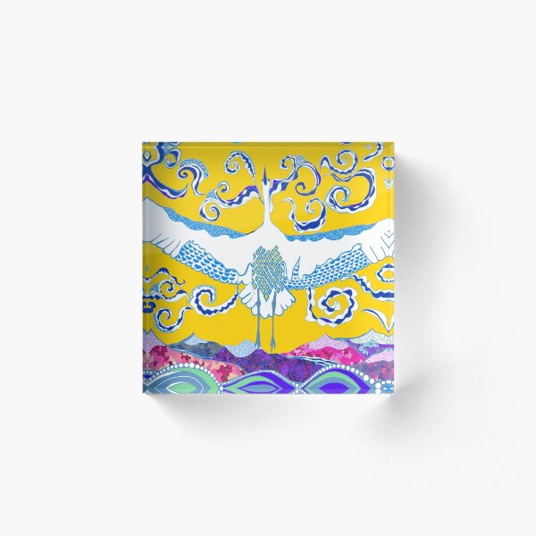 the man who did not wish to die-1 Acrylic Block