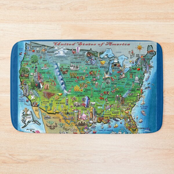 Item preview, USA Fun Map designed and sold by Kevin Middleton.