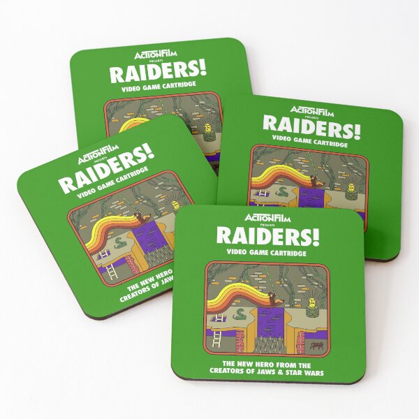 Item preview, Retro-style Pitfall Inspired Indy Run Raiders designed and sold by barndogart.
