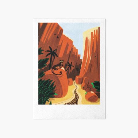 Madagascar endemic carnivore Art Board Print