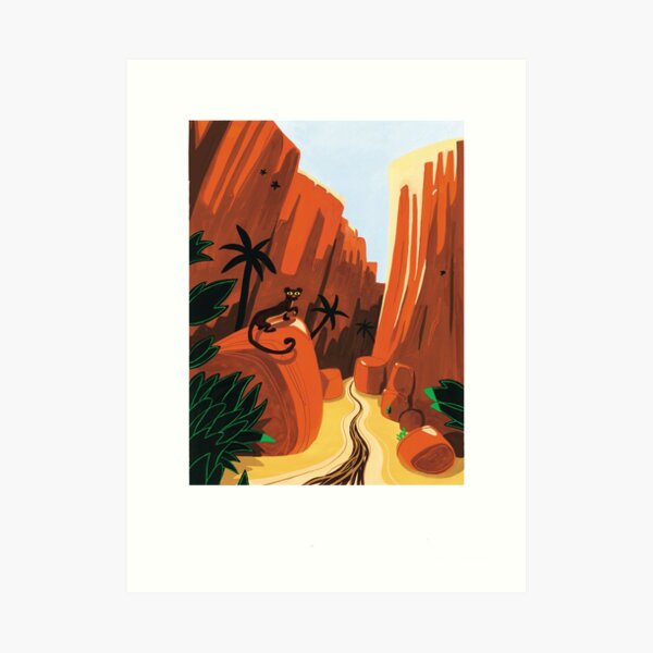 Madagascar endemic carnivore Art Print