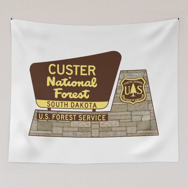 Item preview, Custer National Forest South Dakota Sign designed and sold by DESTINATIONS DECAL.