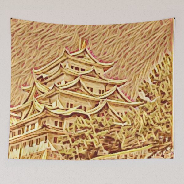 Item preview, Japan Nagoya Castle Artistic Illustration Matches Style designed and sold by D4li98.