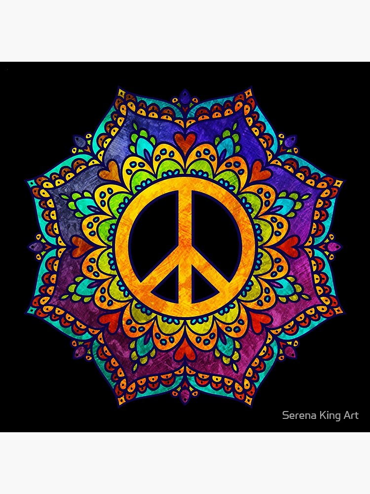“Peace Mandala” Canvas Print by serenaking | Redbubble