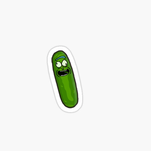 Pickle Rick Stickers Redbubble - pickle rick.remix roblox id