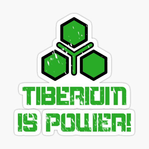 Tiberium ist Macht - Command and Conquer remastered Sticker