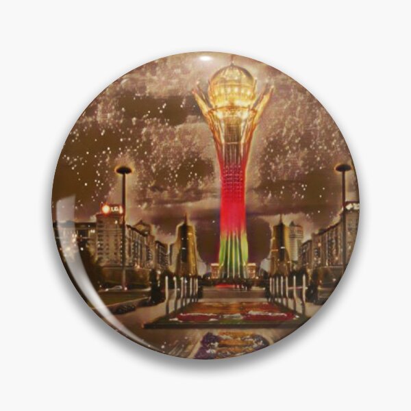 Item preview, Kazakhstan Bayterek Tower Artistic Illustration Sparkle Style designed and sold by D4li98.