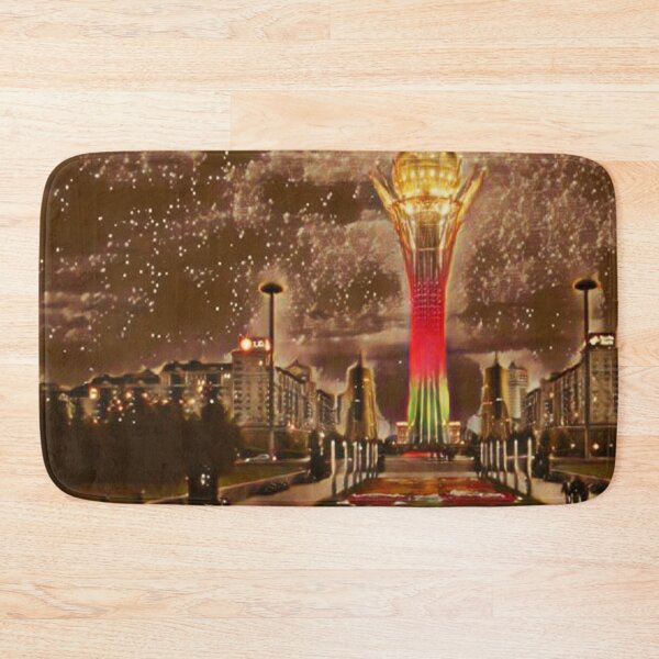 Item preview, Kazakhstan Bayterek Tower Artistic Illustration Sparkle Style designed and sold by D4li98.