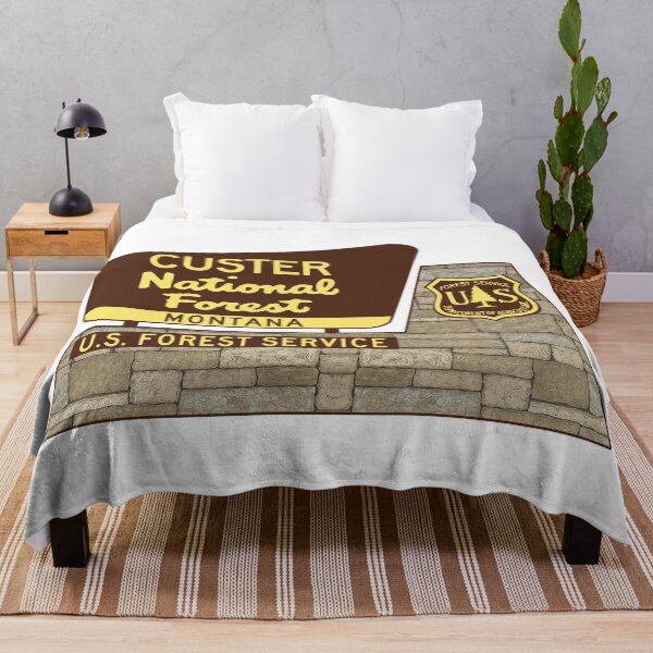 Item preview, Custer National Forest Montana Sign designed and sold by DESTINATIONS DECAL.