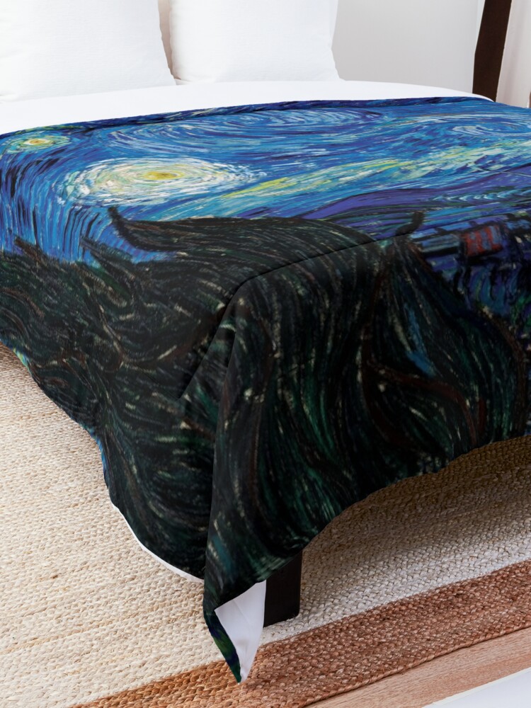Alternate view of Vincent Van Gogh - Starry Night Comforter